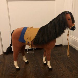American Girl horse and saddle set